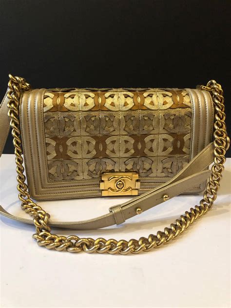 chanel bag beige gold cc cut letters|chanel bag identification.